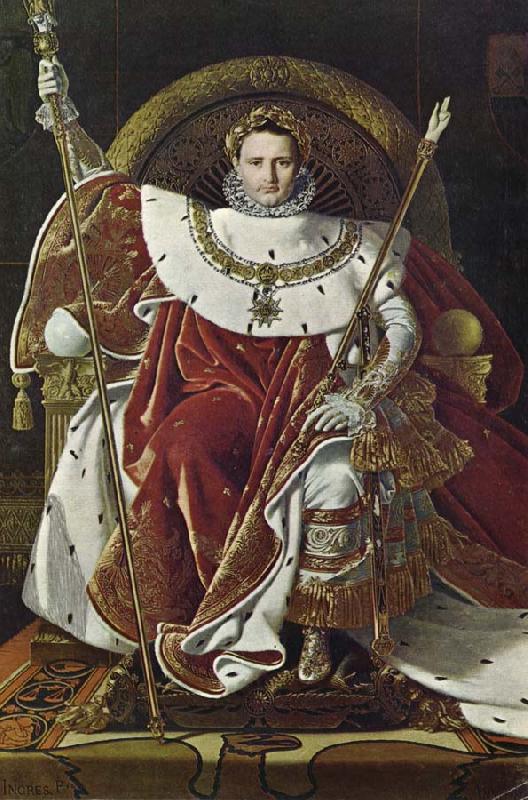 unknow artist Napoleon Bonaparte pappa tronen iford all synd kejserliga farmor